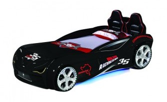 PitStop Extreme Black Car Beds 90x190